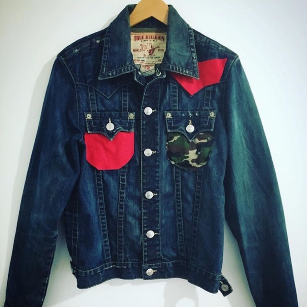 Huey P Newton True Religion Denim Jacket